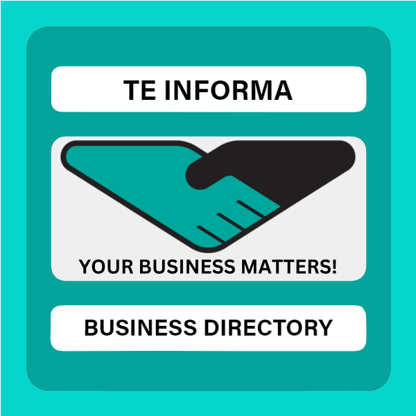 Advertisement for TE INFORMA / Publicidad de TE INFORMA