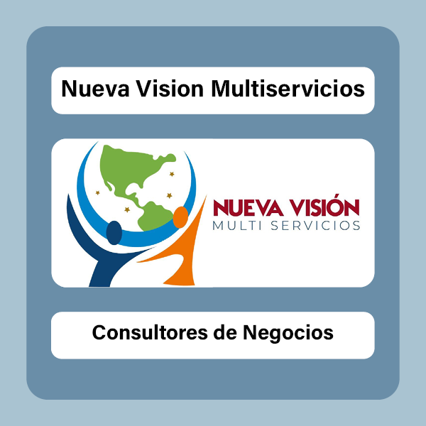 Advertisement for Nueva Vision Multi-Servicios / Publicidad de Nueva Vision Multi-Servicios