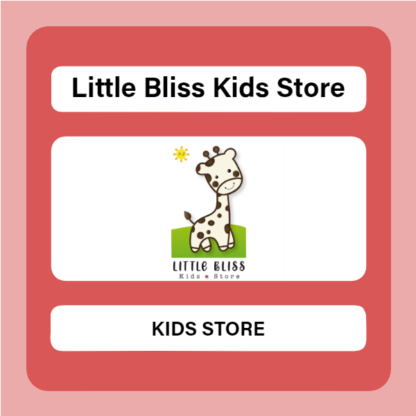 Advertisement for Little Bliss Kids Store / Publicidad de Little Bliss Kids Store