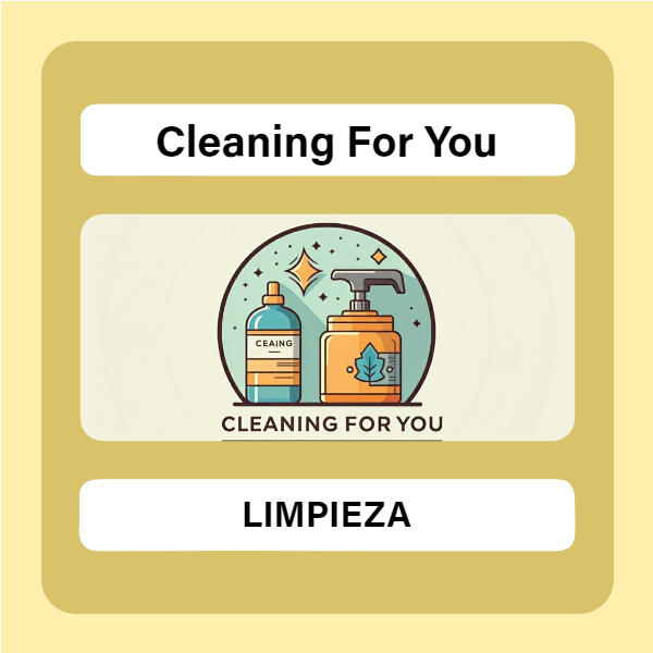 Advertisement for Cleaning For You / Publicidad de Cleaning For You