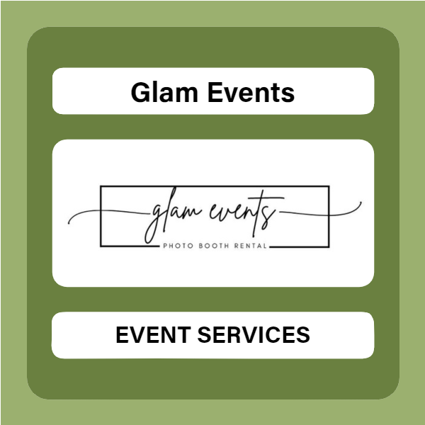 Advertisement for Glam Events / Publicidad de Glam Events